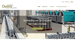 Desktop Screenshot of optessa.com